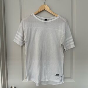 Adidas Long White Tee